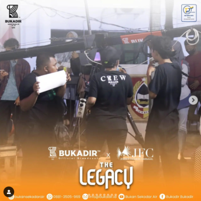 BUKADIR sebagai official Broadcast dan Content Creator for Motion Graphic dalam JFC 2022 “The Legacy”