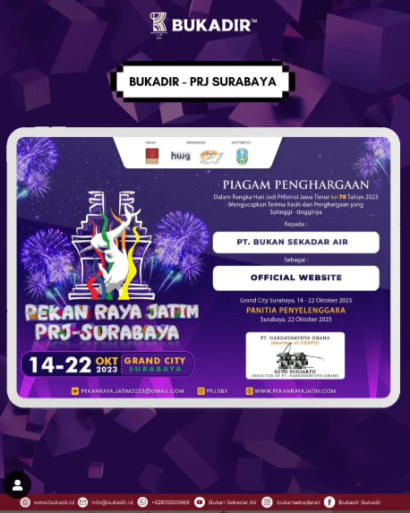 Event PEKAN RAYA JATIM (PRJ – SURABAYA)