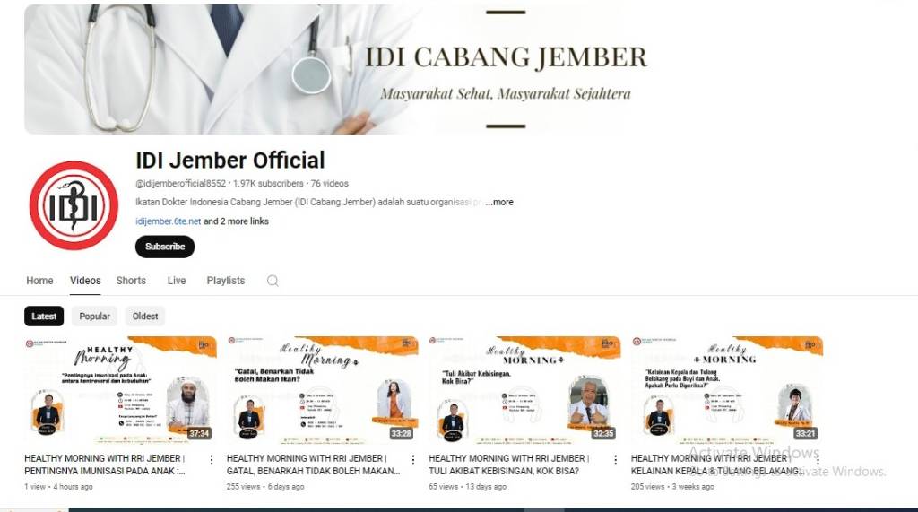 Bukadir Bantu IDI Jember Bikin Konten Kesehatan Saat Pandemi COVID-19